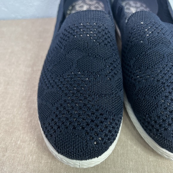 Tommy Bahama Slip-On Sneakers Women's 7.5 Blue Lace Mesh Memory Foam Nautical - Picture 3 of 10